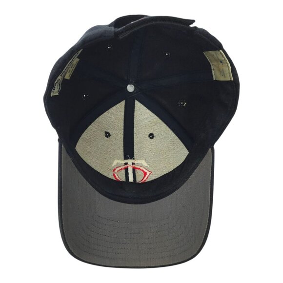 Minnesota Twins Hat Strapback Cap Embroidered Logo Baseball MLB Wool Blend Navy - Picture 5 of 14